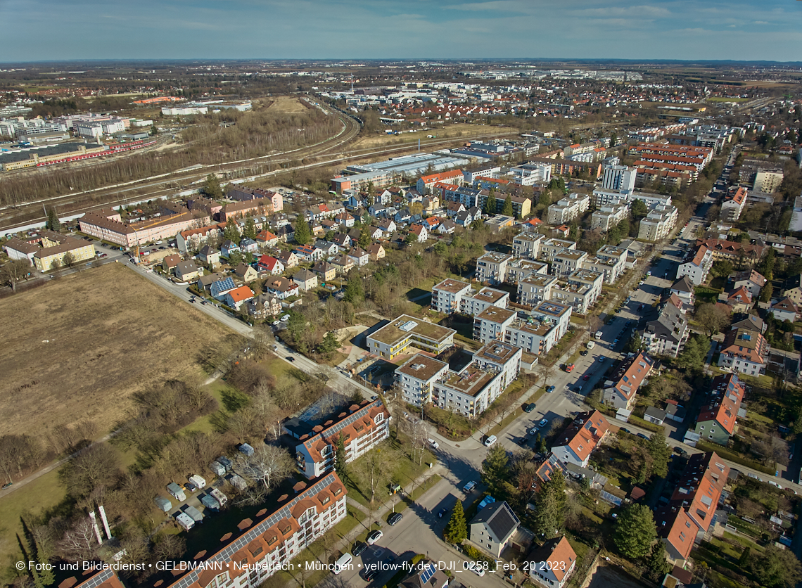 20.02.2023 - Copterfotos und Luftbilder von Berg am Laim